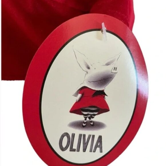 NWT MerryMakers Olivia Pig 9" Plush Animal Toy - Picture 3 of 3